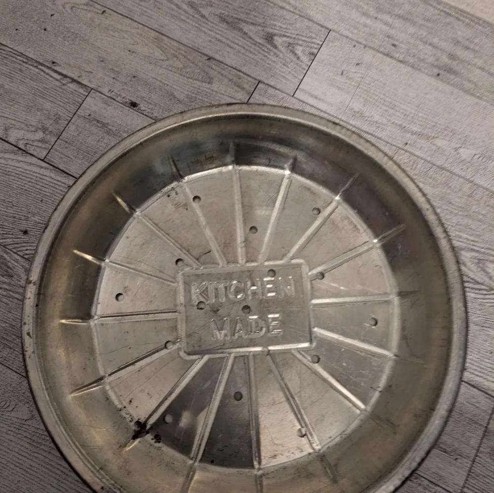 Silver Bakeware Pie Pan Kitchen Made